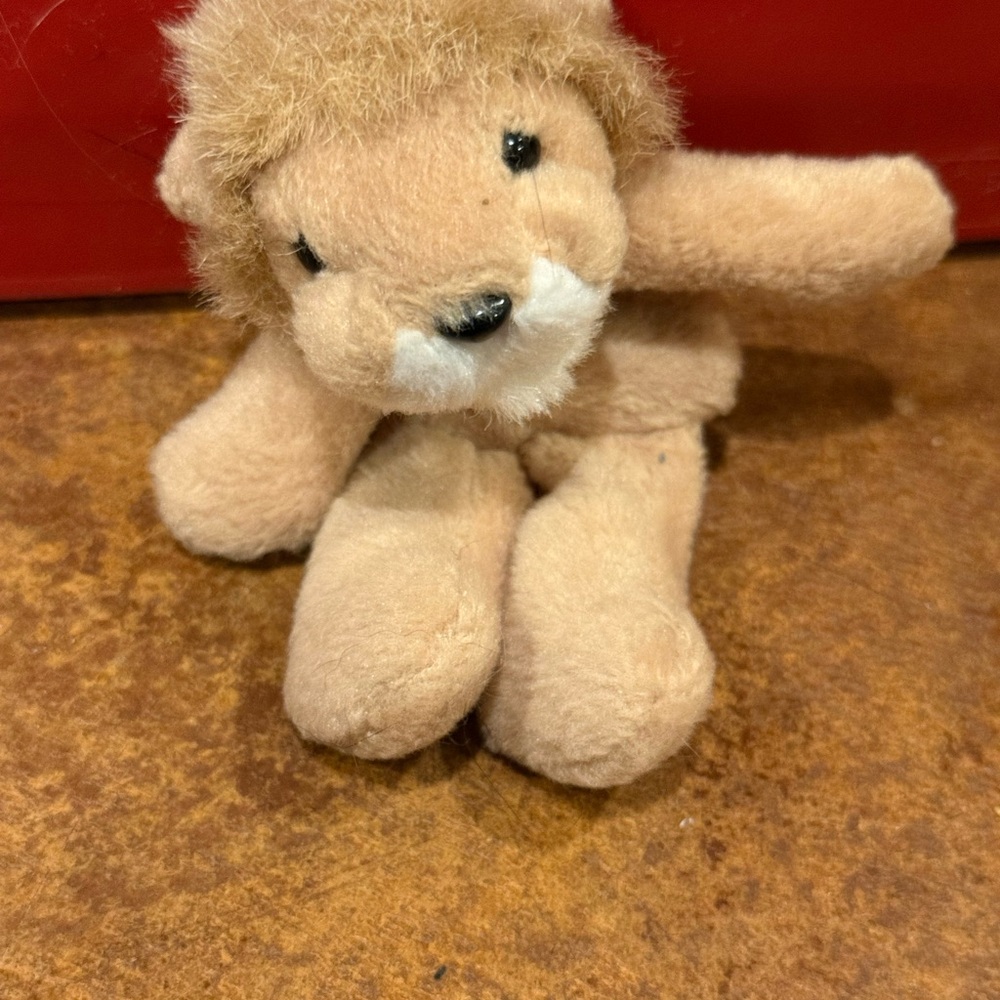 Vintage POCKET BEAN PALS LEO THE LION 1996 Original Pocket Beanpals Kelly Toy